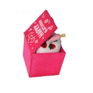 Lilone "Surprise Box" Happy Birthday Music, Square Shape, Birthday Gift for Him / Her (Pink)