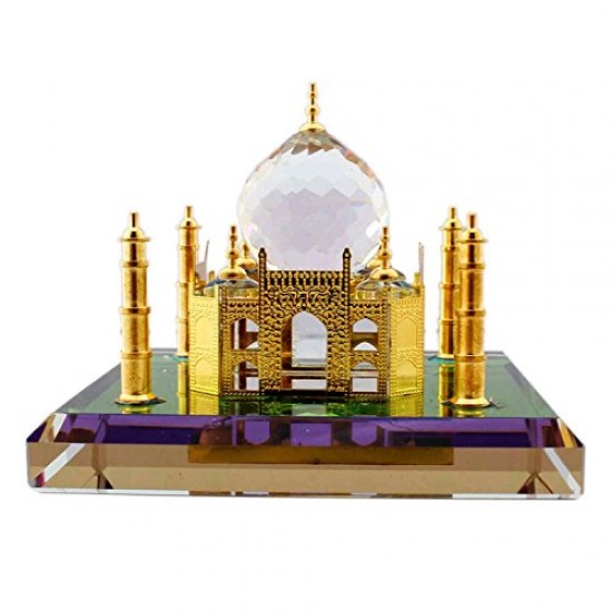 Crystal Taj Mahal Showpiece Home Decorative Miniature
