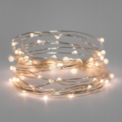 AtneP 3M 30LEDs USB Sliver String Copper LED Lights Warm White Decorative Fairy Lights