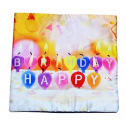Lilone Birthday Special Quoted Cotton Candle Decorative Printed Pillow Gift 