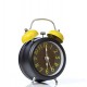 Lilone Black and Yellow Twin Bell Loud Alarm Clock 