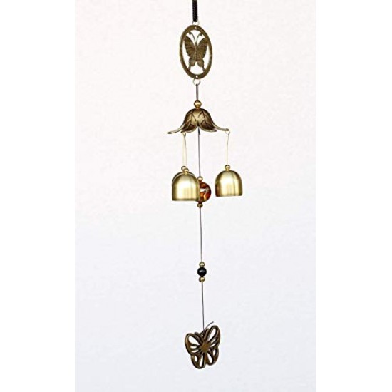 Lilone Gifts Boat Shape Wind Chimes Bells - 18 Inch Hanging Decor | Gift for Birthday Anniversary