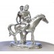 Lilone Romantic Couple Statue with Horse Showpiece Valentine Gifts