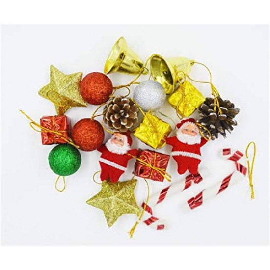 Lilone Christmas Tree Decoration Ornaments (74PCs Xmas Decoration)