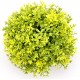 Lilone Artificial Plants with Flowers Benn Grass in Pot for Home Decor (Yellow)