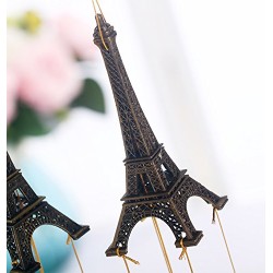 Lilone Gifts Eiffel Tower 4 Bells Copper Wind Chimes 