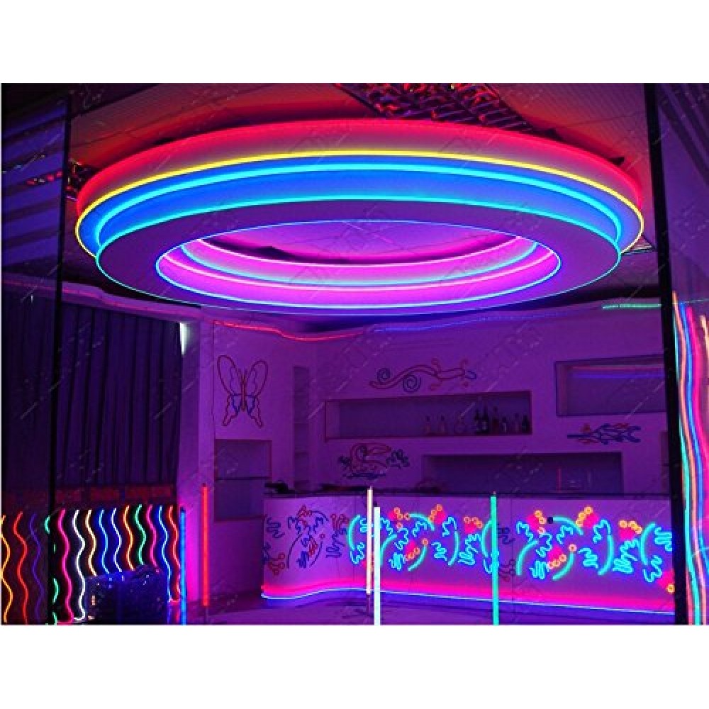 AtneP Plastic Neon Flex Flexible Frosted Ceiling Light