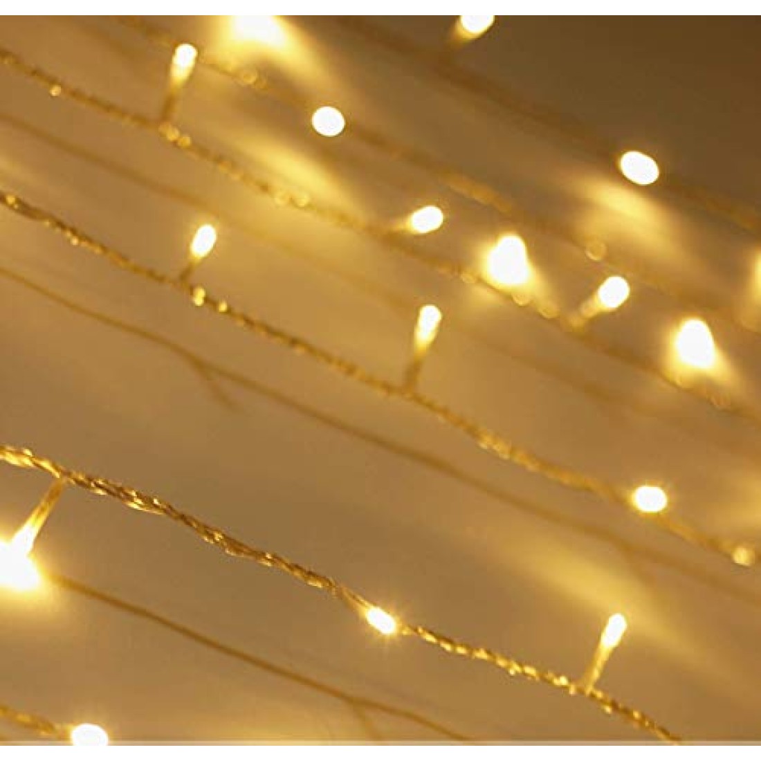 AtneP 16 LED Rice String Lights Warm White