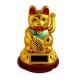 Solar Welcome Cat Feng Shui Showpiece Home Decor Statue | Car Dashboard