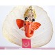Lilone Gold Plated Ganesh ji on Peepal Leaves (Assorted Mukh Design, 6 x 10cm)