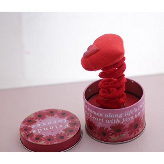 Atnep Lilone Friends Forever Pop-Up Box Music, Round Shape, Gift Atnep Lilone Friends Forever Pop-Up Box Music, Round Shape, Gift