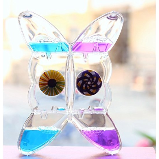 Lilone Atnep Liquid Droplet Wheel Hour Glass Paper Weight