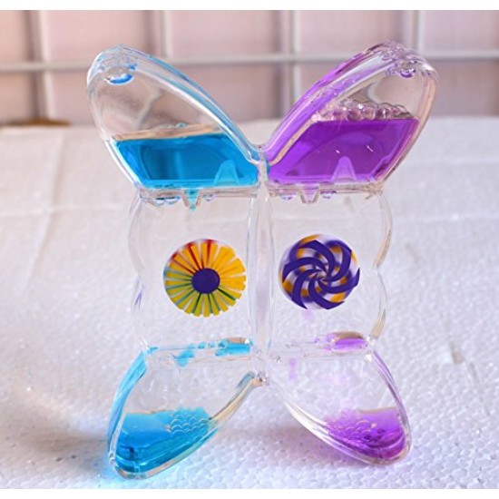 Lilone Atnep Liquid Droplet Wheel Hour Glass Paper Weight