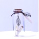 AtneP Valentine Gifts Leaf Design Little Message Bottle, 5cm