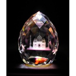 Lilone Crystal Showpiece Figurine (Green_5 Cm)