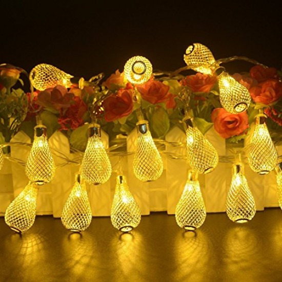 AtneP Waterdrop 20 Led Decorative Lights Warm White