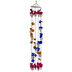 Lilone Shell Wind Chimes (Multi Color) 20 Inch Long