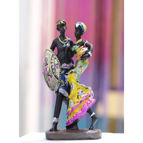 Lilone Polyresin Showpiece Figurine (Multicolour_6 X 15 Cm)