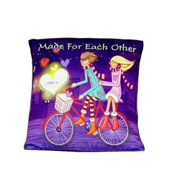Lilone Valentine Special Couple Made For Each Other Pillow Gift 
