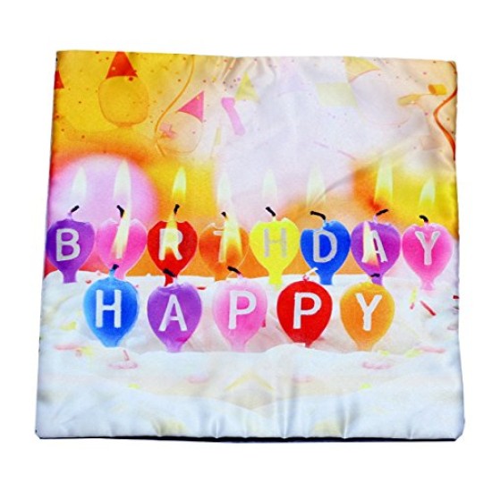 Lilone Birthday Special Quoted Cotton Candle Decorative Printed Pillow Gift Lilone Birthday Special Quoted Cotton Candle Decorative Printed Pillow Gift