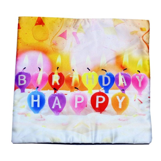 Lilone Birthday Special Quoted Cotton Candle Decorative Printed Pillow Gift Lilone Birthday Special Quoted Cotton Candle Decorative Printed Pillow Gift
