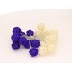 Dual Color Rattan Ball Lights (White-Purple) Dual Color Rattan Ball Lights (White-Purple)