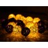 Dual Color Rattan Ball Lights (White-Purple)