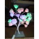 AtneP LED White Rose Tree Home Decoration 24 LED Lighting