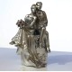 Lilone Romantic Couple Statue with Bouquet Showpiece 