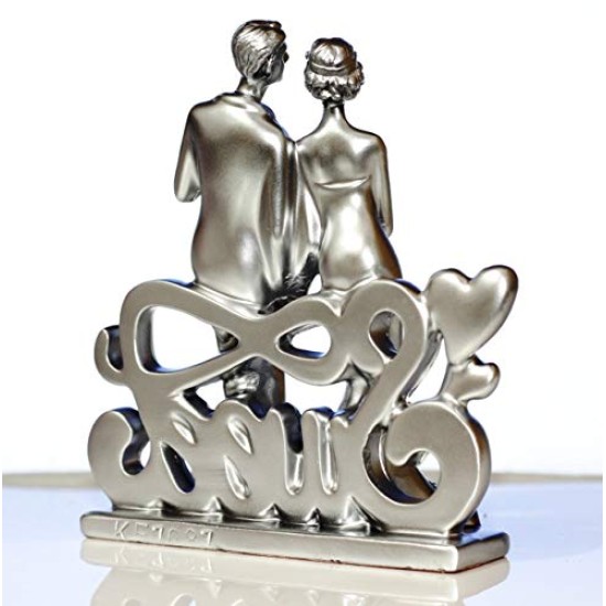 Lilone Romantic Couple Statue Showpiece Gift 