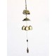 Lilone Gifts Boat Shape Wind Chimes Bells - 18 Inch Hanging Decor 