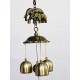 Lilone Gifts Boat Shape Wind Chimes Bells - 18 Inch Hanging Decor 