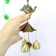 Lilone Gifts Boat Shape Wind Chimes Bells - 18 Inch Hanging Decor 