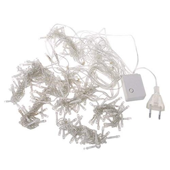 AtneP 224 LED Window Curtain Lights Icicle Lights Fairy String Lights with 8 Modes (Warm White) AtneP 224 LED Window Curtain Lights Icicle Lights Fairy String Lights with 8 Modes (Warm White)