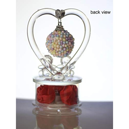 Lilone Beautiful Crystal Couple Teddy Showpiece Valentine Gift Lilone Beautiful Crystal Couple Teddy Showpiece Valentine Gift
