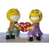Lilone Smiley Faces Couple Showpiece Valentine Gift 