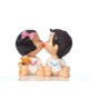 Lilone Beautiful Kissing Couple Showpiece