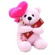 Lilone Cute Pink Teddy Bear with Eiffel Tower with Light 