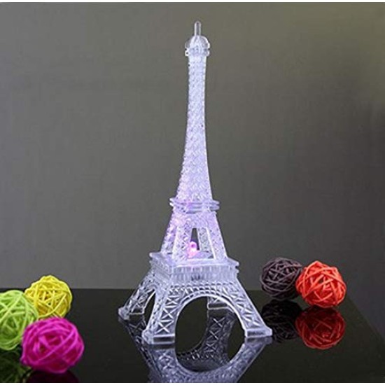 Lilone Cute Pink Teddy Bear with Eiffel Tower with Light 