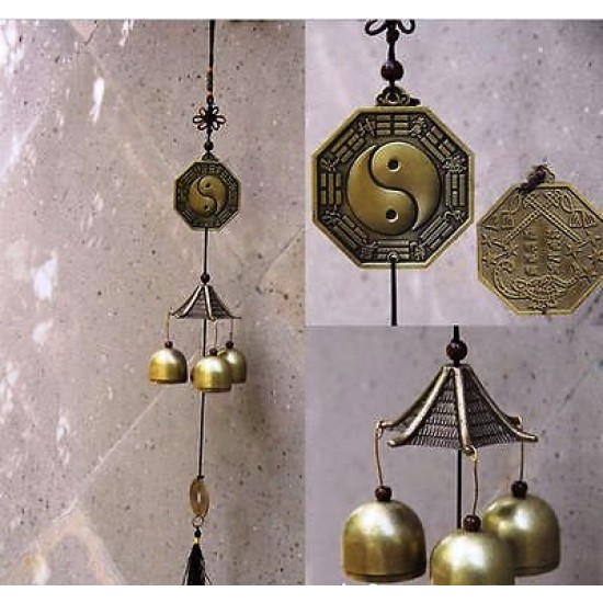 Lilone Gifts Amazing Antique Bronze Gossip Feng shui Windchime 