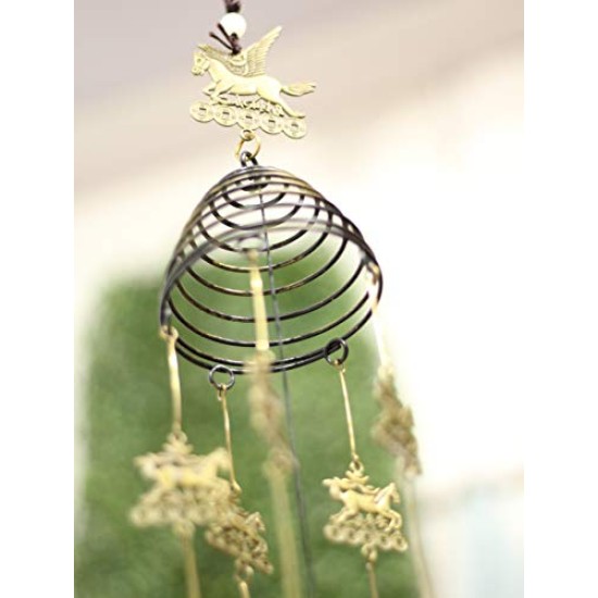 Lilone Gifts Feng Shui Zodiac Victory Horse Windchime Hanging