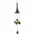 Lilone Gifts Eiffel Tower 4 Bells Copper Wind Chimes 