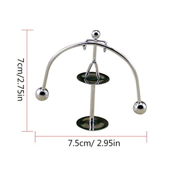 Mini Steel Balance Toy Weightlifter Kinetic Art balance Toy Balancing 