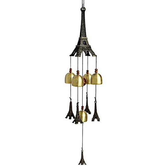 Lilone Metal Plastic Wind Chime (Copper_24 Inch)