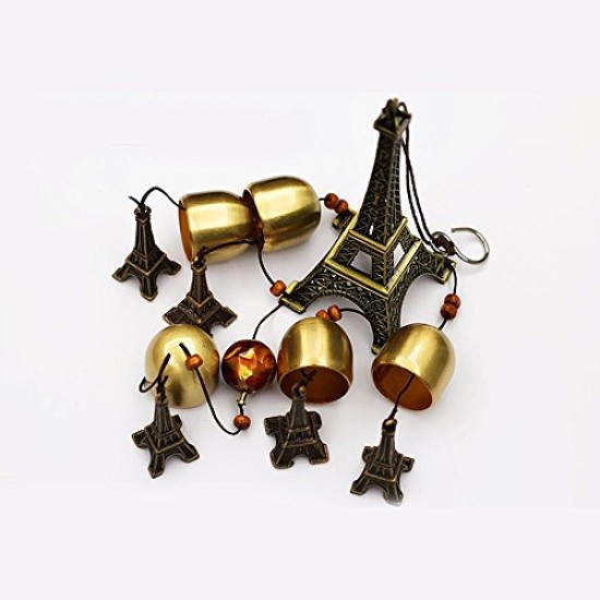 Lilone Metal Plastic Wind Chime (Copper_24 Inch)