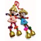 Lilone 2 Bell Handicraft Snowman Wind Chimes 