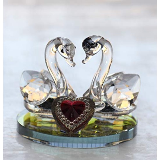 Lilone Crystal Showpiece Figurine (Transparent_5 X 5 Cm)