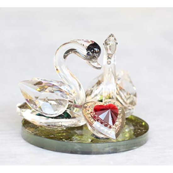 Lilone Crystal Showpiece Figurine (Transparent_5 X 5 Cm)