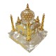 Lilone Crystal Taj-Mahal Showpiece Gold Platted with Light