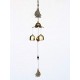 Lilone Gifts Boat Shape Wind Chimes Bells - 18 Inch Hanging Decor 